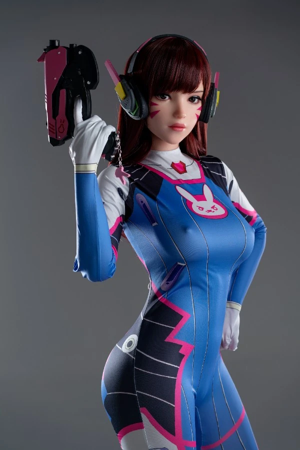 167cm-d-cup-silicone-sex-doll-dva-free-doll-same-clothes.webp 167cm D-Cup Silicone Sex Doll D.Va (Free Doll Same Clothes) - Image 1