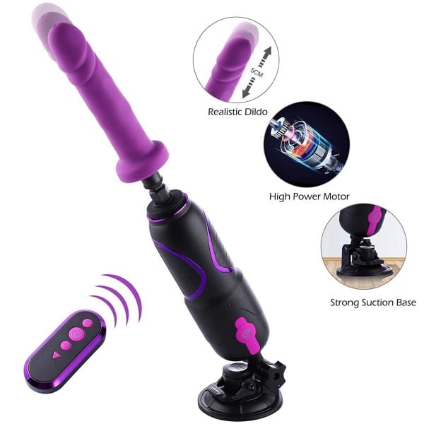 automatic-remote-thrusting-dildo-with-3-powerful-thrusting-actions-8.jpg Automatic Remote Thrusting Dildo with 3 Powerful Thrusting Actions 8 Vibration Modes - Image 1