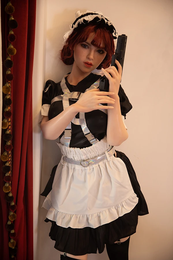 lifelike-redhead-big-breast-maid-sex-doll-mechelle-171cm.webp Lifelike Redhead Big Breast Maid Sex Doll Mechelle 171cm - Image 1