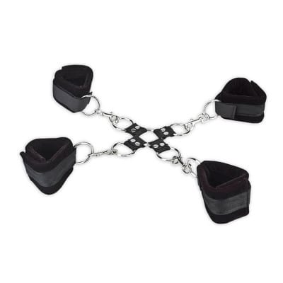 soft-cuff-5pc-hogtie-restraint-set.jpg Soft Cuff 5pc. Hogtie Restraint Set - Image 1