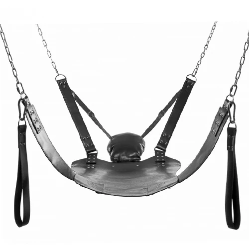 strict-faux-leather-extreme-sex-swing.webp Strict Faux Leather Extreme Sex Swing - Image 1